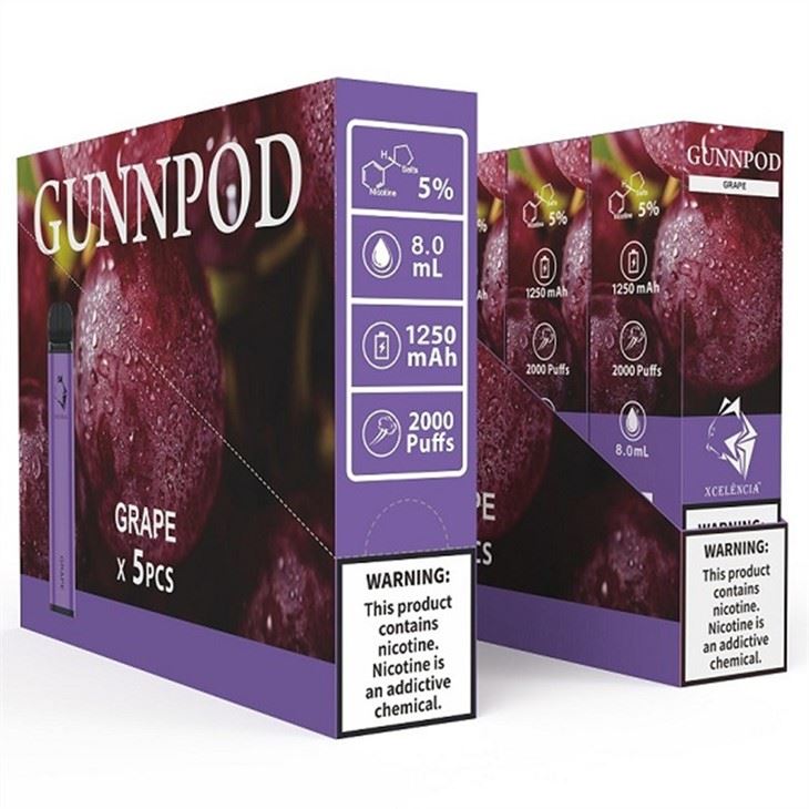 Магазин за вейп Gunnpod 2000 Puffs