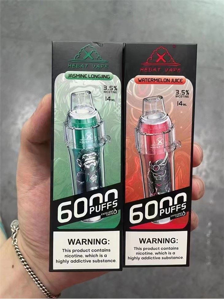 Vape за еднократна употреба Hebat 6000 Puffs Boom