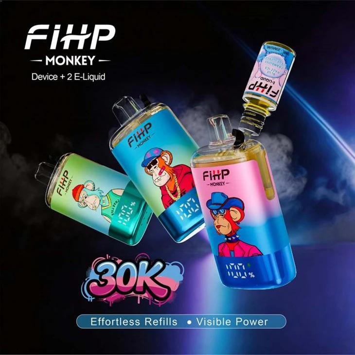 FIHP MONKEY 30000 впръсквания TPD за многократно пълнене