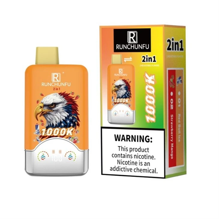 RUNCHUNFU 1000K PUFFS Double Flavors suppliers