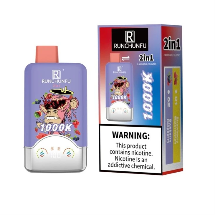 RUNCHUNFU 1000K PUFFS Double Flavors price