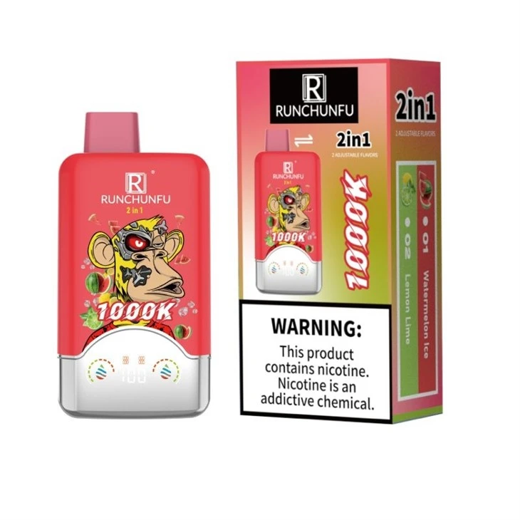 RUNCHUNFU 1000K PUFFS Double Flavors factory