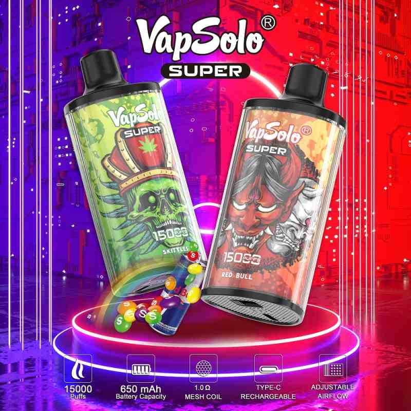 Vapsolo super 15000 puffs vape